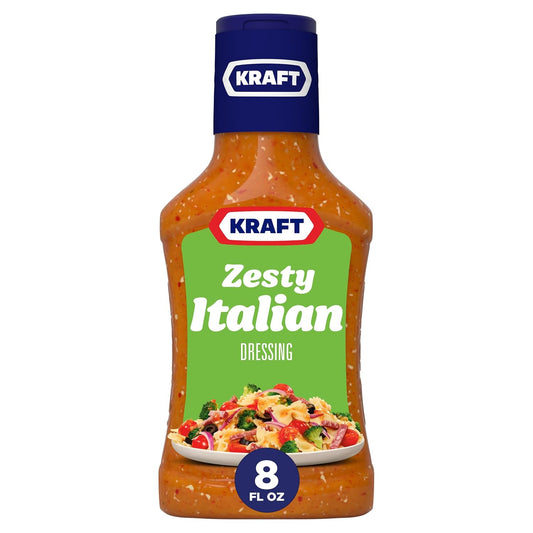 Kraft Zesty Italian Dressing Family Size, 24 fl oz Bottle