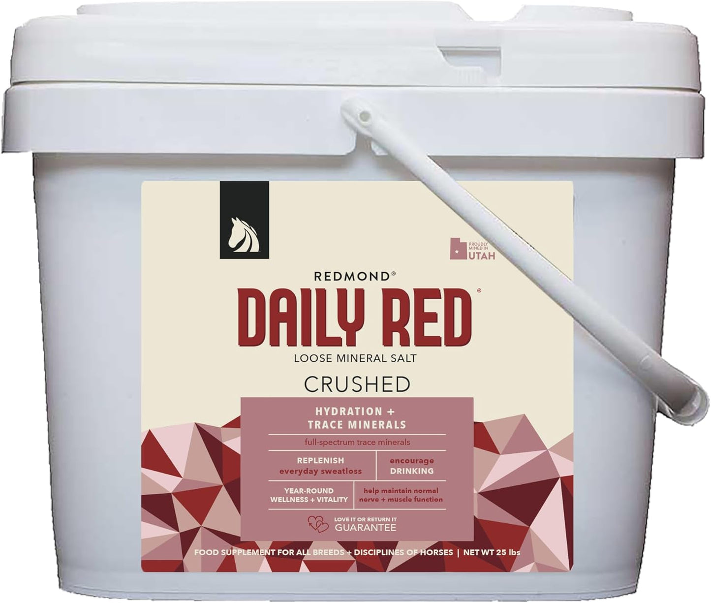 Redmond Daily Red Crushed Garlic | Horse Minerals & Vitamins Supplement | Garlic for Horses