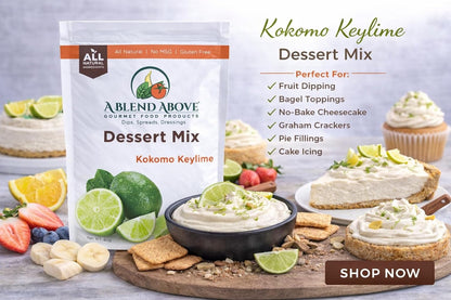 A Blend Above Banana Cream No-Bake Dessert Mix, 3 Pack, No-Bake Cheesecake, Fruit Dip, Dessert Mix, Bagel Topping, Frosting, Cheesecake Filling, Quick and Easy to Make, Makes 16 Ounces, Cream Cheese,