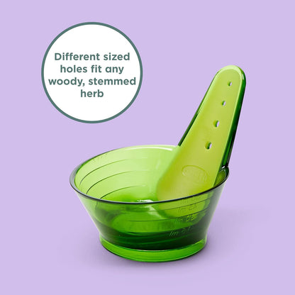 Chef'n ZipStrip Herb Stripper, Updated Design, Green
