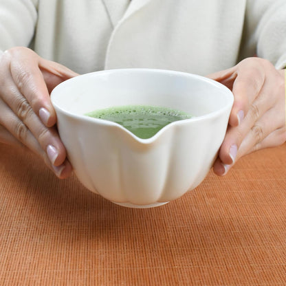Artcome 4 Pcs Japanese Matcha Tea Set - Matcha Bowl with Pouring Spout, Matcha Whisk, Tea Scoop, Whisk Holder, Handmade Matcha Ceremony Kit For Japanese Tea Ceremony, Rose