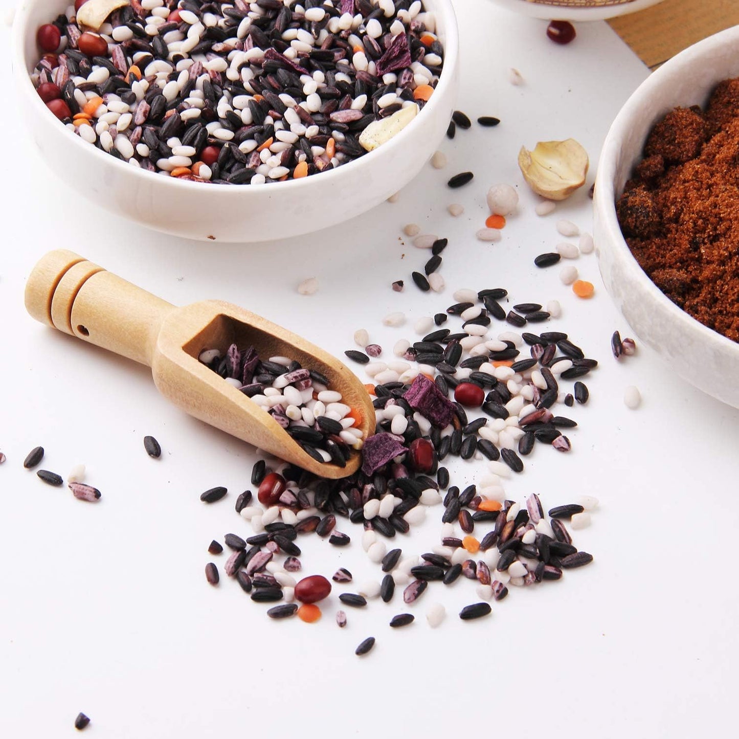 Small Wooden Scoops, Little Wooden Spoons for Jars,Bath Salts(12PCS)3 inches long