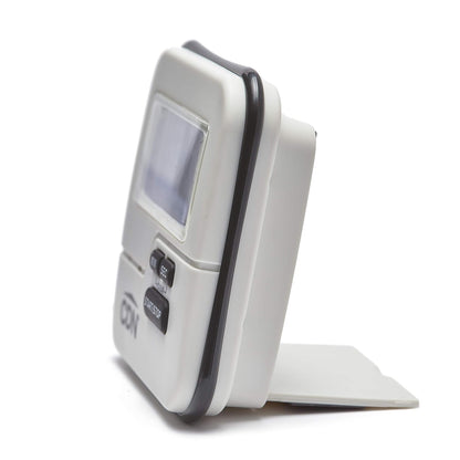 CDN Waterproof Kitchen Timer | Big Digital Display | 90-Second Loud Alarm with Flashing Light | Shatterproof & Steamproof | Magnet & Stand Mount | Ideal for Chefs | TMW1