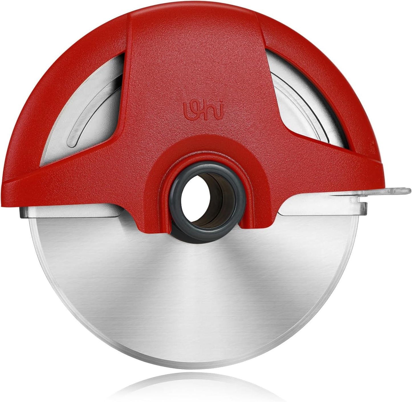 UHIYEE Pizza Cutter Wheel, 4.3 Inch Stainless Steel Pizza Slicer with Protective Blade Cover, Detachable Dishwasher Safe Pizza Cutter for Thin Crust, Thick Crust, Flatbread and Pastry