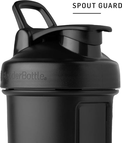 BlenderBottle Classic V2 Shaker Bottle Perfect for Protein Shakes and Pre Workout, 28-Ounce, Clear/Black