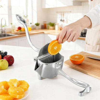 Fresh Fruit Juice Extractor, 2026 New Heavy Duty Hand Juicer Squeezer Lemon Juicer Manual Hand Press with Ergonomic Grip, Easy to Clean for Orange Citrus Lime Grapefruit Home Kitchen Tool (1)