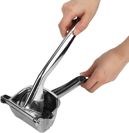 Manual Juicer, 304 Stainless Steel Lime Squeezer Tomato Press Manual Citrus Juicer with Comfortable Handle Kitchen Accessories Fresh Fruit Juice Extractor for Lemon Grape Fruit
