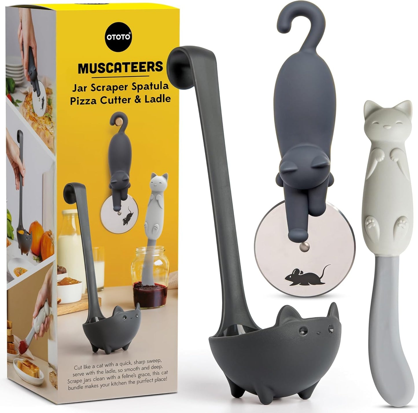 OTOTO The Original Nessie Ladle - Soup Ladle, Cute Gifts, Funny Kitchen Gadgets, Loch Ness design, Cooking Gifts for Mom - Cute and Practical Kitchen Utensils - Unique Gifts for Women