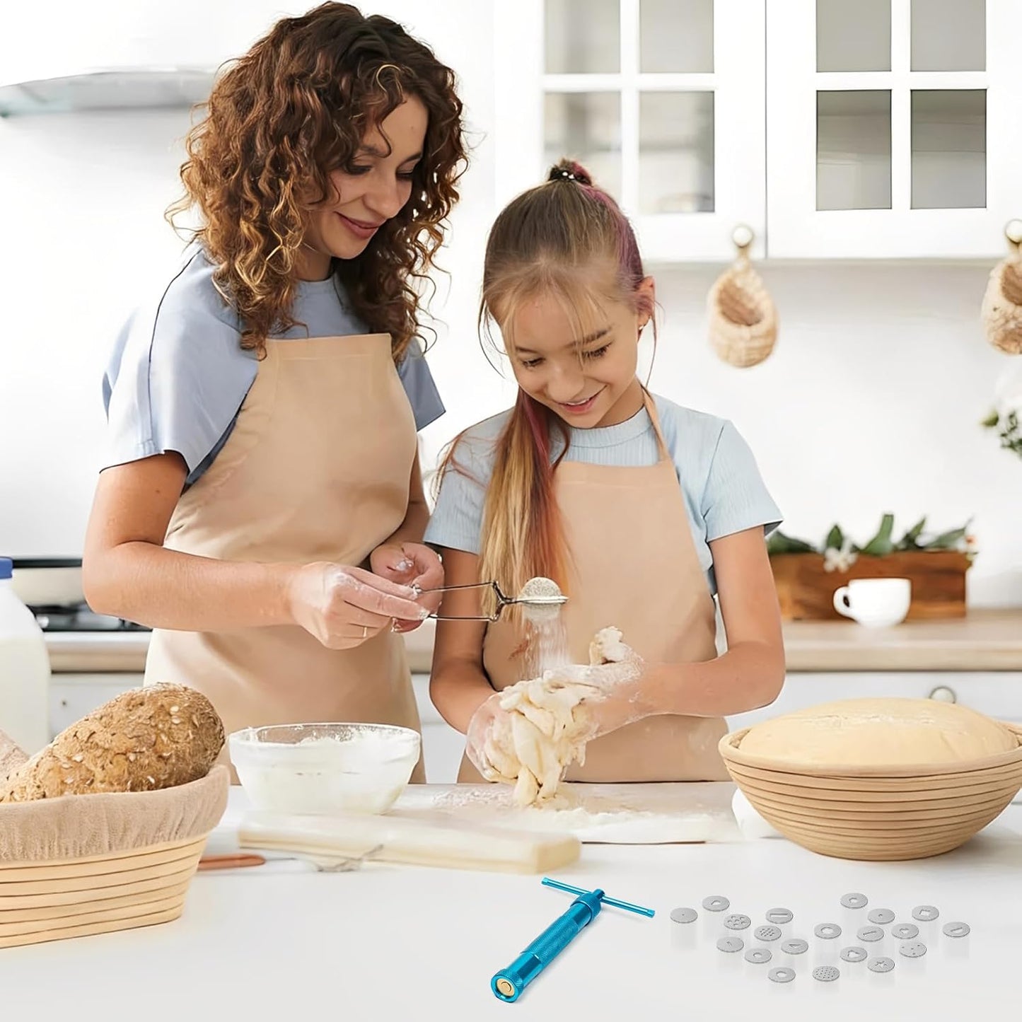 Professional Clay Rolling Pin, 17 Inch Non-Stick Clay Roller for Pottery and Slab Making –Duty Pottery Tool with Ergonomic Handles, Essential for Art Studios