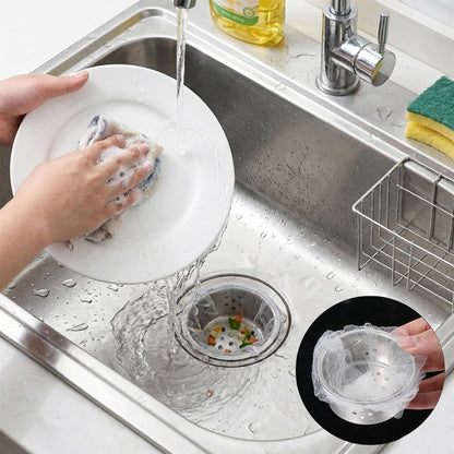 300 PCS Mesh Strainer Bags for Kitchen Sink Food Catcher, Disposable Mesh Sink Strainer Bags, Anti-Clogging Elastic Sinks Strainers Filter Meshbag, Sinks Trash Catcher Bag for Kitchen Leftovers Bath