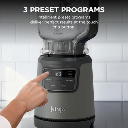Ninja Kitchen System | All-in-One for Smoothies, Frozen Drinks, Veggie Chopper & More | With Full-Size Pitcher, 8 Cup Food Processor Bowl, (2) 18 oz. Cups, | 1200 Watt | Dark Grey | BR601AMZ