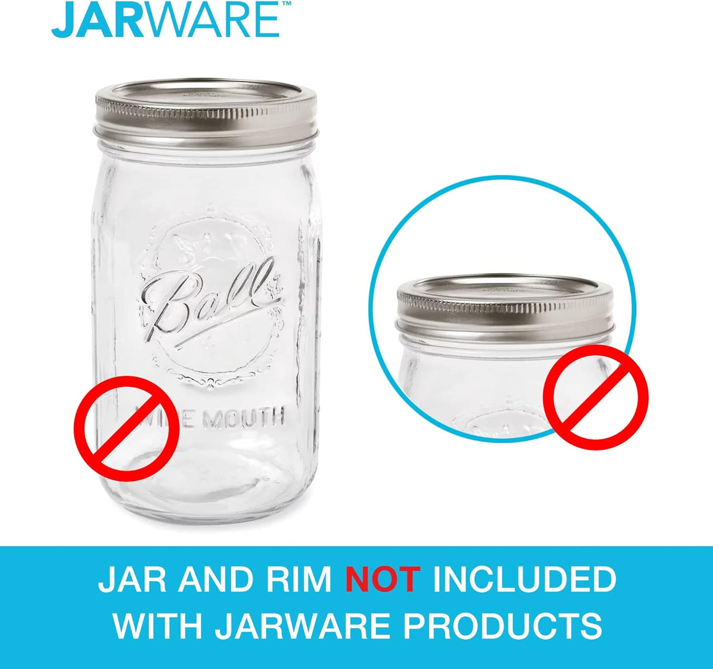 Jarware Stainless Steel Coffee Scoop for Wide-Mouth Mason Jars, 1 Tablespoon