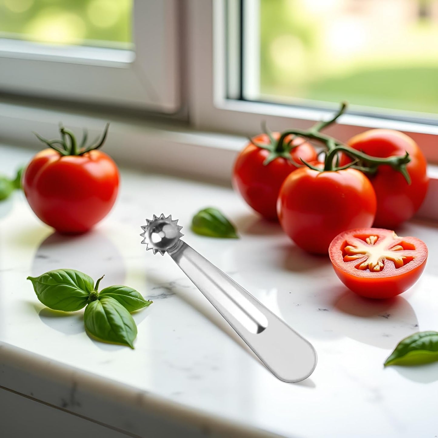 1Pc Tomato Corer Tool, Tomato Corer Remover, Top Stem Remover, Strawberry Tool, Strawberry Stainless Steel, Portable Top Stem