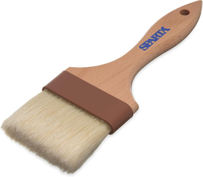 SPARTA Kitchen Basting Brush – 4037300 Basting Brush for Cooking Flat Boar Bristle Brush, Hardwood Handle for Kitchens, Restaurants, Catering, High Heat Food Prep, 1.5in