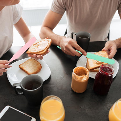 3pcs Jar Spatula, Silicone Jar Spatula Heat Resistant Kitchen Spatulas with Long Handle, Jam Spreader Cake Cream Butter Spatulas Mixing Batter Scraper for Jars Baking Cake Icing