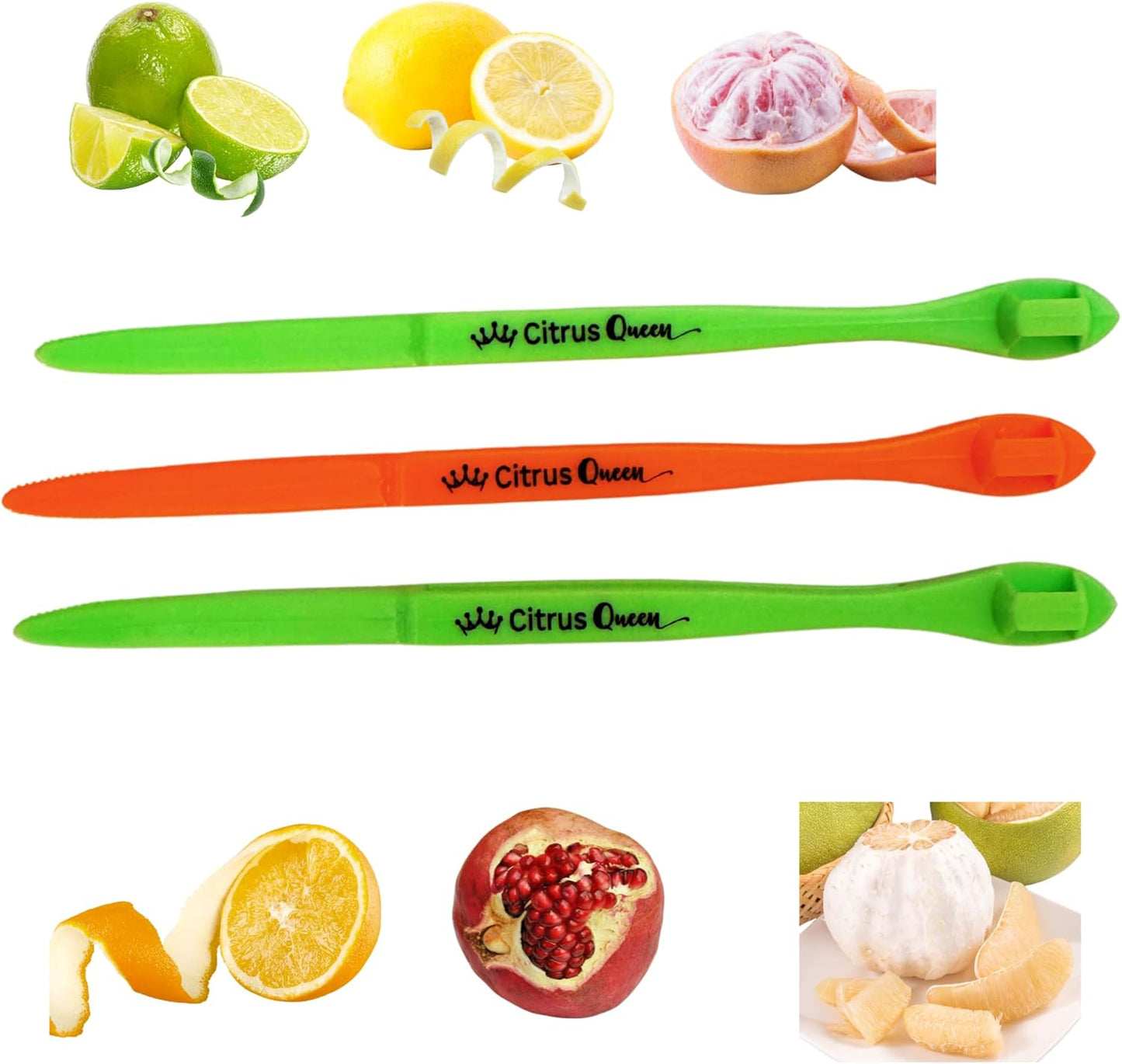 Orange Peeler Tool 3 Pack Mixed Color