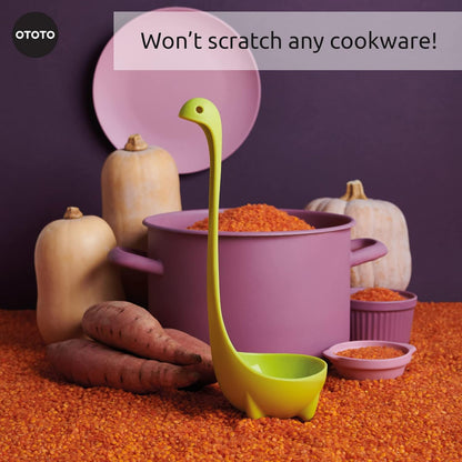 OTOTO The Original Nessie Ladle - Soup Ladle, Cute Gifts, Funny Kitchen Gadgets, Loch Ness design, Cooking Gifts for Mom - Cute and Practical Kitchen Utensils - Unique Gifts for Women
