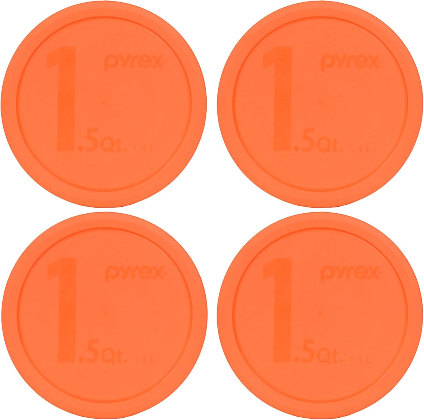 Pyrex 323-PC Orange 1.5qt Mixing Bowl Lid (This Lid Only Fits The Pyrex 323 Glass Mixing Bowl) - Made in the USA