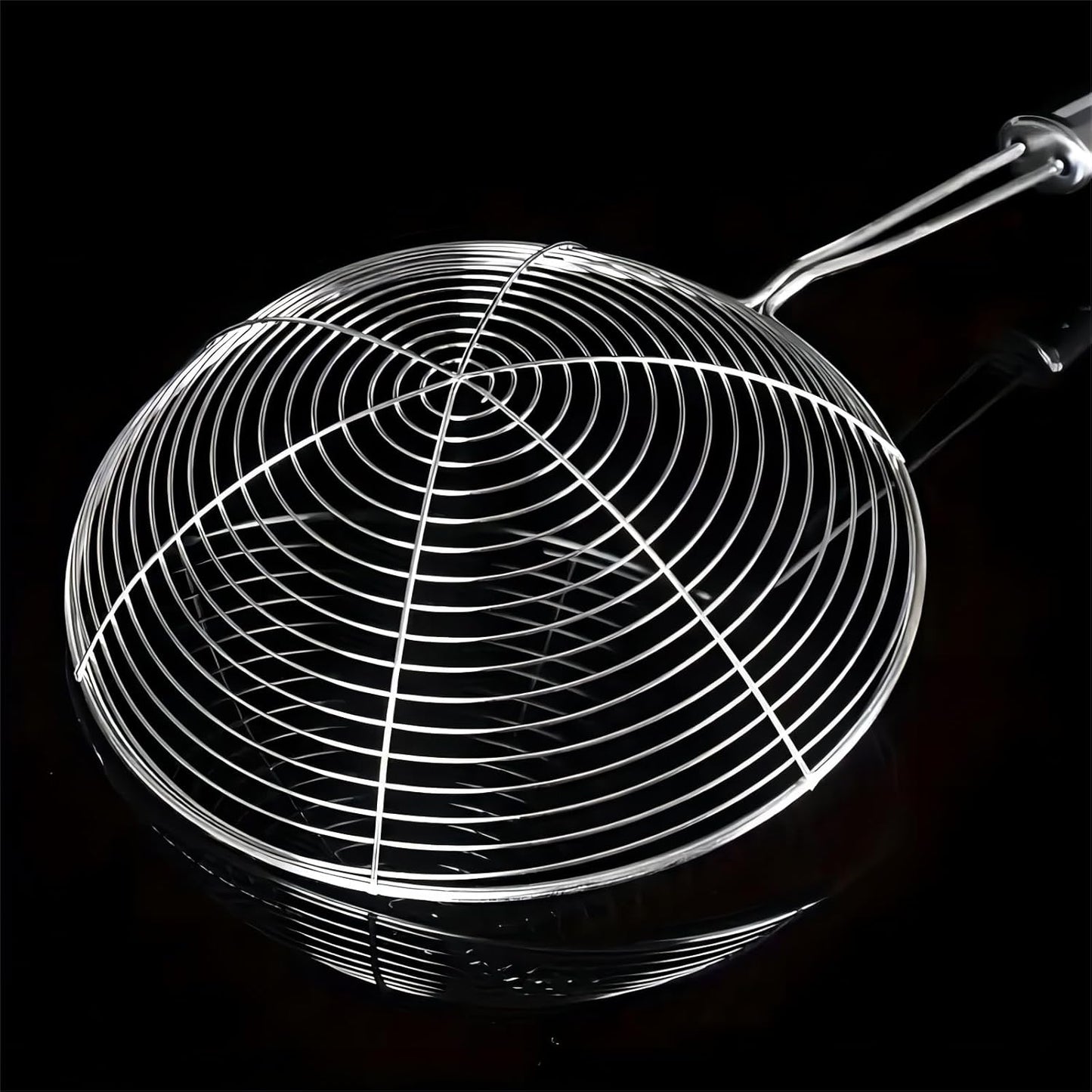 1PCS Skimmer Slotted Spoon, Stainless Steel Kitchen Filter Spoon, Kitchen Cooking Skimmer Colander