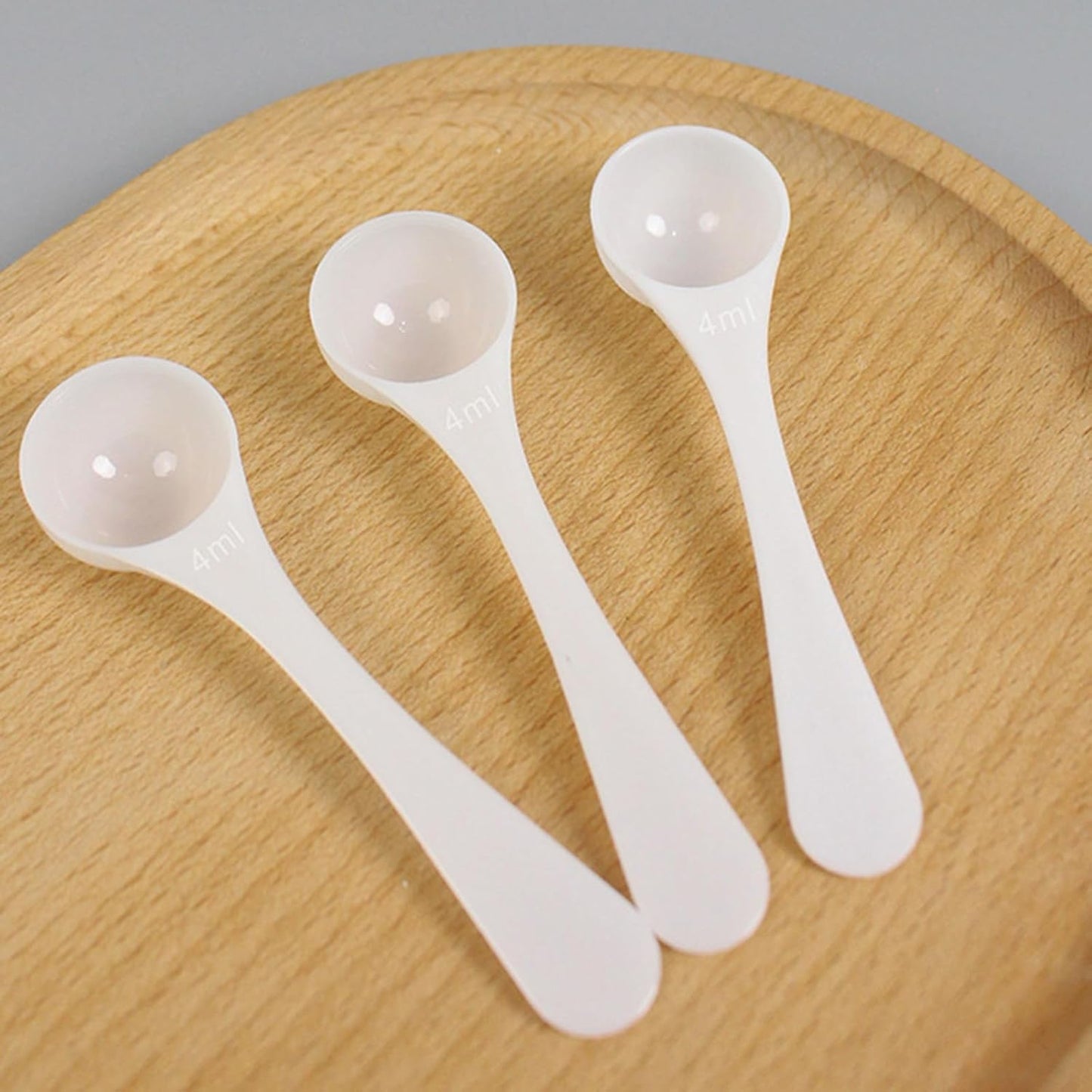 2 Pcs 4ml/2g Milk Powder Spoon Micro Measuring Scoop Plastic Measuring Spoons Long Handle Kitchen Spice Measuring Tool
