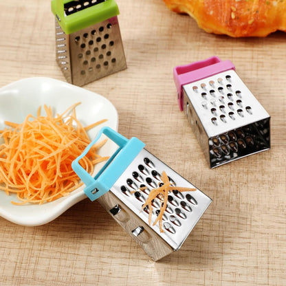 6pcs Mini Cheese Grater Set, Stainless Steel Box Graters, Compact Mini Graters for Kitchen, Small Box Grater for Cheese, Vegetables, Ginger, and More