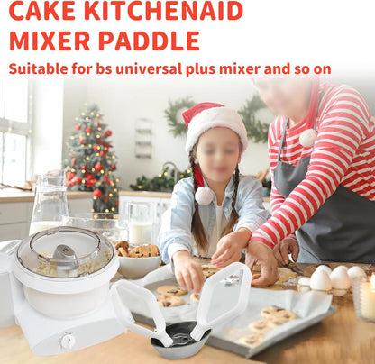Cookie Paddles for Mixer Plus Universal Blender Biscuit Cake Dough Paddles Household Accessories Replacement Mixing Part - Pack of 2