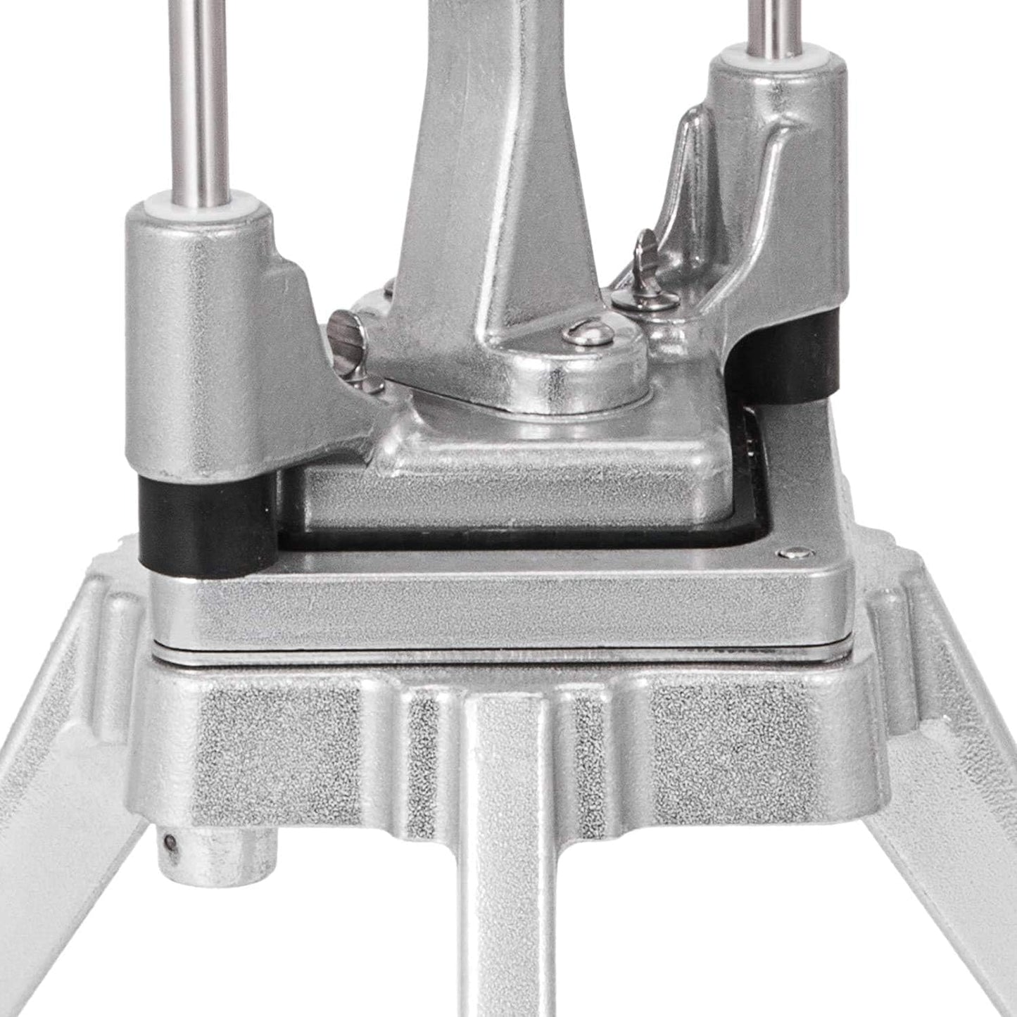 2-in-1 Commercial Juicer & Vegetable Chopper – Heavy Duty Cast Iron Manual Citrus Press with Stainless Steel Food Dicer, French Fry Cutter, 1/2" 3/8" 1/4" Blades for Potatoes