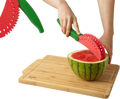 Kuhn Rikon Original Melon Knife Color, Red/Green