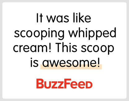 SUMO Stainless Steel Ice Cream Scoop With Ergonomic Handle - Sturdy, Dishwasher-Safe Scooper For Effortless Scooping and Serving Of Frozen Desserts, Comfortable Grip - Blue