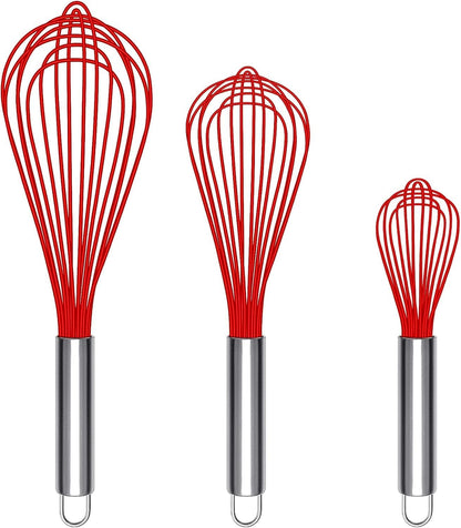 Danish Dough Whisk Stainless Steel Dough Hook Dutch Whisk for Sourdough Bread Dough Mixer Hand Wooden Handle Kitchen Whisking Mixing Tool Bread Making Tools and Supplies (3 Pack Black)