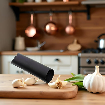Black Garlic Peeler Silicone Easy Roll Tube Useful Garlic Odorfree Kitchen Tool
