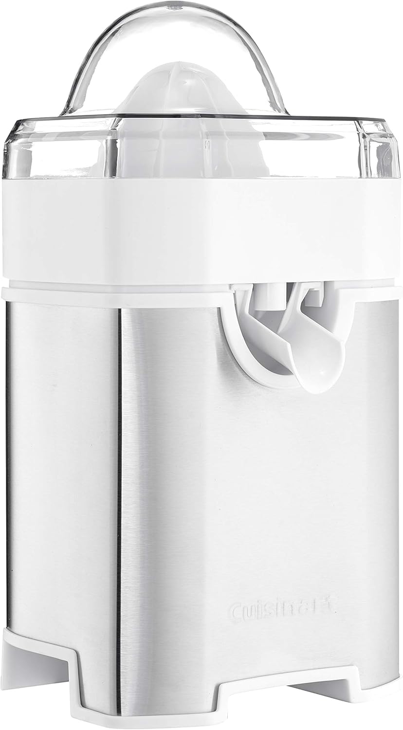 Cuisinart Pulp Control Citrus Juicer, Orange Juicer Squeezer and Lemon Squeezer with 3 Pulp Control Settings, Accommodates Small Limes and Large Grapefruits, CCJ-500P1, Black/Stainless Steel
