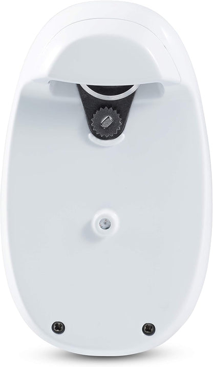 Zyliss E930043 Can Opener Lock and Lift, Plastic/Stainless Steel, White/Grey, Manual Tin Opener, Safe and Easy Lid Removal/Disposal, Lock and Unlock Safety, Dishwasher Safe