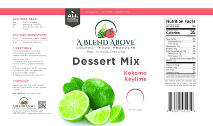 A Blend Above Banana Cream No-Bake Dessert Mix, 3 Pack, No-Bake Cheesecake, Fruit Dip, Dessert Mix, Bagel Topping, Frosting, Cheesecake Filling, Quick and Easy to Make, Makes 16 Ounces, Cream Cheese,