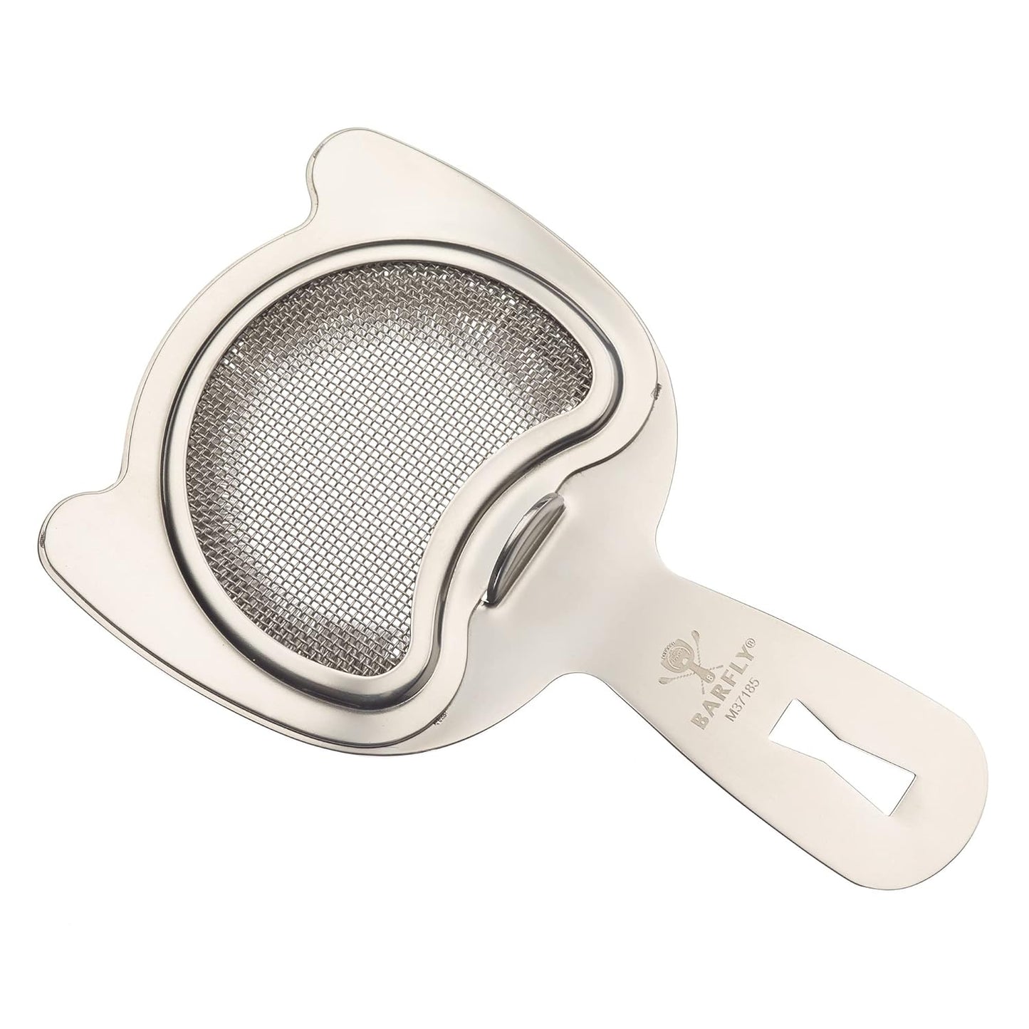 Barfly Fine Mesh Spring Strainer, Black