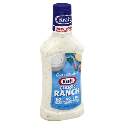 Kraft Classic Ranch Dressing, 16 fl oz Bottle