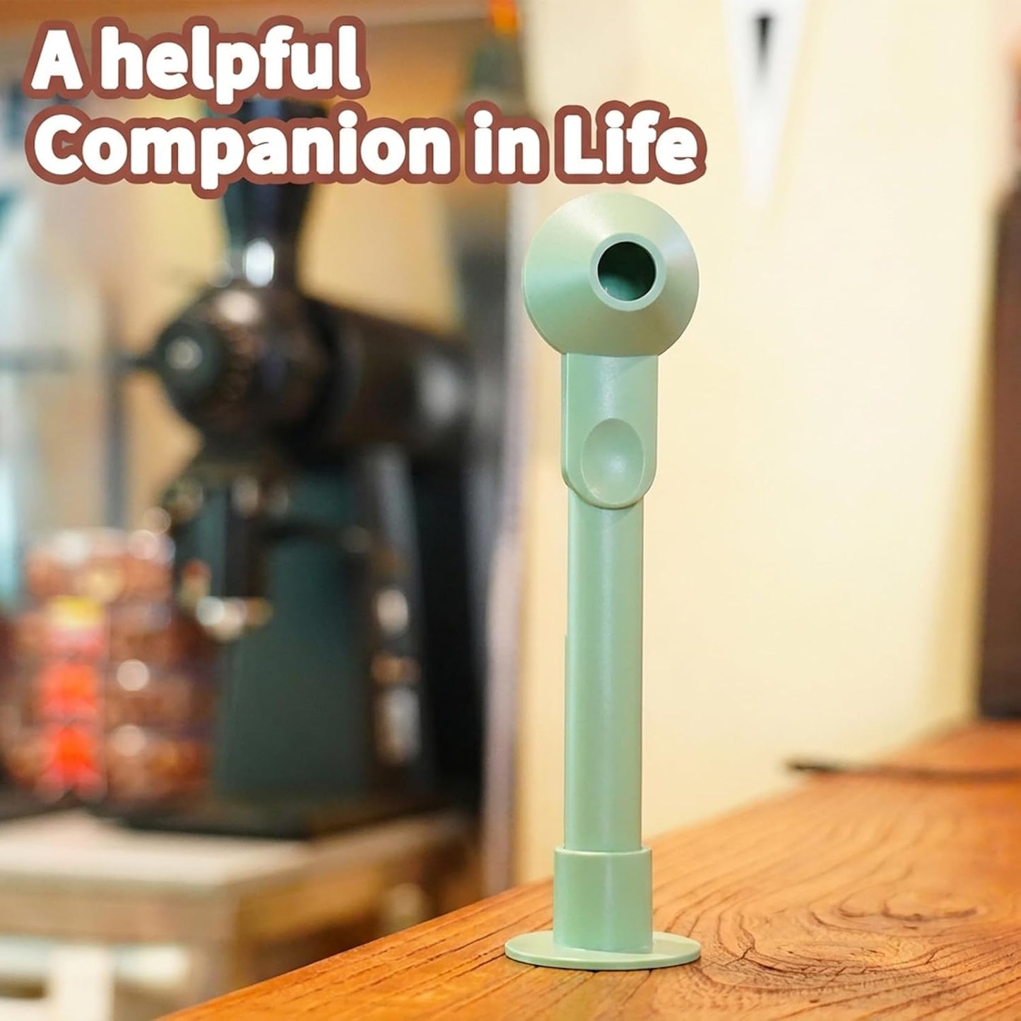 Coffee Scoop with Funnel for Ground Coffee, Protein Powder & Tea, for Reusable K Cup Refiller, 2TBSP Mess-Free, Funnel Design Prevents Spills (Black, 2-Pack)