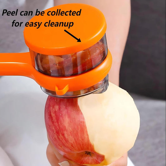 2-Piece Vegetable Peeler Set - Stainless Steel Potato Peeler and Fruit Peeler, Ideal for Kitchen Use, Apple Peeler, Carrot Peeler, Orange Peeler with Comfortable Grip