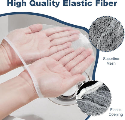 WYIRONG 250 Pack Disposable Drain Covers, Disposable Mesh Sink Strainer Pouches for Sourdough, One Use Sourdough Drain Catcher Mesh Cover Nets for Kitchen Sink, Strainer Pouches Kitchen and Bathroom