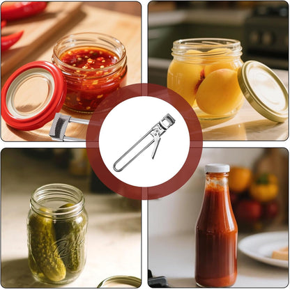 Adjustable Stainless Steel Jar Opener,Jar Opener,For Weak Hand Seniors Arthritis, Gripper Kitchen Gadget Easy To Open Tight Lid（2 Pcs）