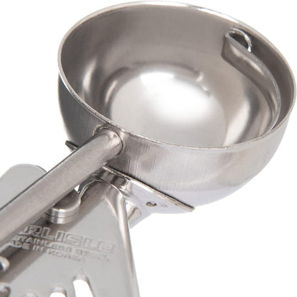 Carlisle FoodService Products 60300-30 Stainless Steel Portion Control Disher Scoop, 1.3 oz, Black, 1 Count
