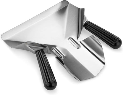 New Star Foodservice 42344 Stainless Steel Commercial French Fry Bagger with Left Handle