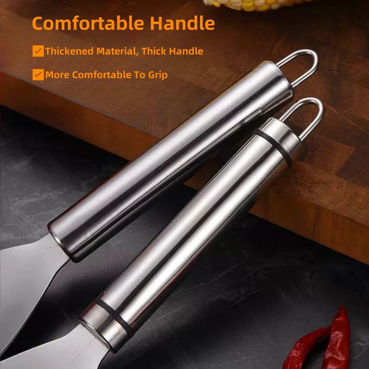 Corn Scraper,Stainless Steel Corn Peeler,Corn Cob Stripper,Corn Cob Thresher,Corn Kernel Remover Tool with Ergonomic Handle,for Kitchen Gadget (1pcs)