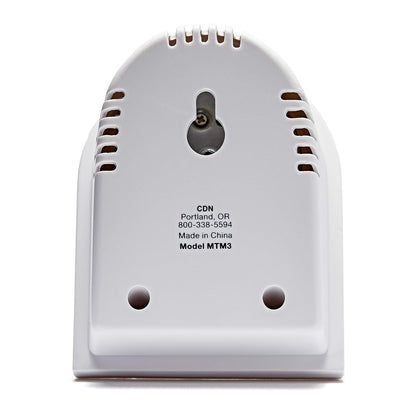 CDN Compact 60-Minute Mechanical Timer | Easy-to-Read 2.5” Dial | Loud 3-Second Alarm | Ideal for Cooking or Baking | Countertop or Wall Mountable | Silver Finish | MT1