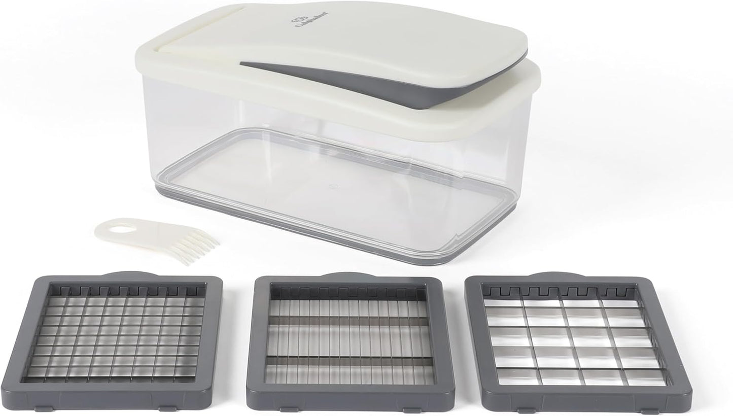 Calphalon Aero 5 in 1 Vegetable Chopper and Dicer, Food Chopper with Container