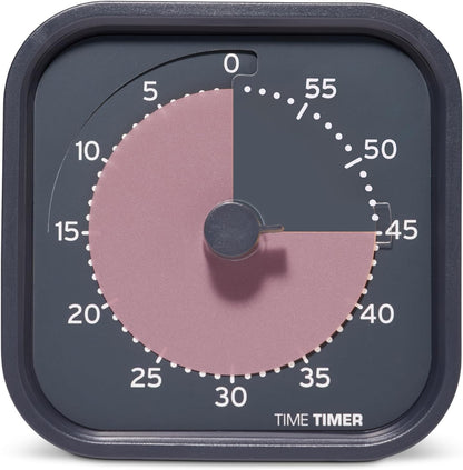 Time Timer MOD Home - Metallic Series - Individual Sized 60 Minute Visual Countdown Timer for ADHD, Adults, Students, and Pomodoro with Silent Operation (Metallic Forest)
