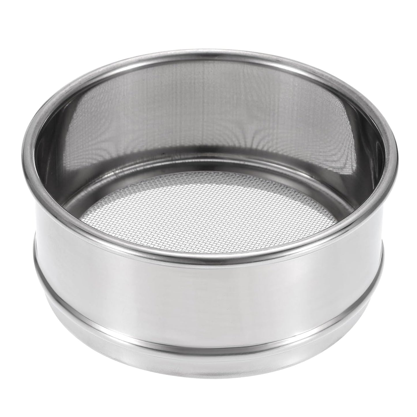 PATIKIL 150 Mesh Lab Sieve, 4" Diameter Test Sieve 304 Stainless Steel Wire Cloth (0.1mm) for Industrial Laboratory