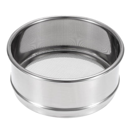 PATIKIL 150 Mesh Lab Sieve, 4" Diameter Test Sieve 304 Stainless Steel Wire Cloth (0.1mm) for Industrial Laboratory