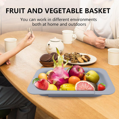 Nice Day Colander Strainer Over The Sink, Collapsible Colander Extendable Plastic Fruit Vegetable Strainer Drainer Basket for Kitchen