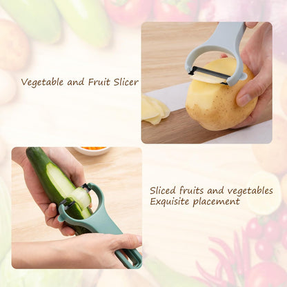 Potato Fruit Vegetable Peelers for Kitchen,Julienne Veggie Peeler,3 Piece Y Peeler Set
